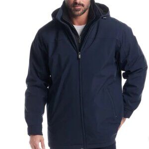 Weatherproof Men's Ultratech Jacket Windproof Water Resistant Blue Size XXL